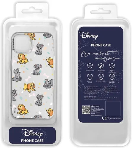 Vista 2 de ERT GROUP Funda para Apple iPhone 14 Plus, original y oficial, diseño de Disney Lady and The Tramp 002 adaptado de manera óptima a