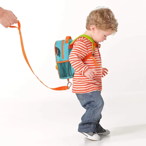 Vista 3 de Skip Hop Zoo, Mochila de seguridad con arnés de Darby Dog para niños pequeños