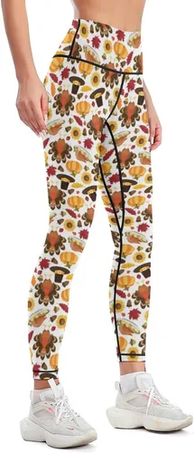 Vista 3 de Pantalones de yoga de cintura alta para mujer, elásticos en 4 direcciones, suaves, para correr, entrenamiento, pantalones deportivos de yoga