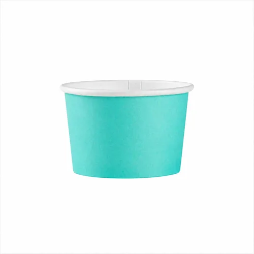 Vista 42 de Restaurantware Coppetta - Vasos de postre de 3 onzas, 50 tazas desechables para helado, tapas se venden por separado, cuencos de papel a cuadros