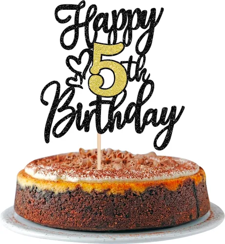 Vista 14 de 1 PCS Decoración para Pastel Feliz Cumpleaños Número 10 Negro Dorado con Purpurina Brindis por 10 Años Selección de Pastel de Cumpleaños 10 Fabuloso