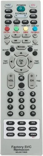 Vista 6 de MKJ39170828 Reemplazo de control remoto para LG Service Remote, compatible con televisores LED LCD LG