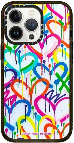 Vista 267 de CASETiFY Funda Impact para iPhone 13 [Protección contra caídas de grado militar 4X de 8.2 pies/Compatible con Magsafe] - #1 Mom - Transparente