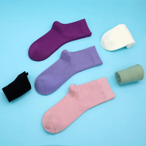 Vista 5 de Calcetines deportivos de algodón peinado para niños y niñas, 6 pares
