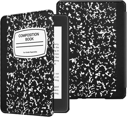 Vista 16 de Fintie - Funda delgada para Kindle Paperwhite (décima generación del 2018), piel sintética ligera prémium con función automática de apagar
