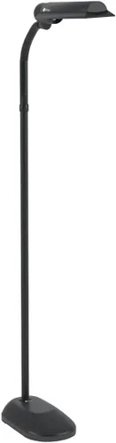 Vista 4 de OttLite T81G5T-SHPR 18-watt Wing Sombra, Lámpara de piso, color negro