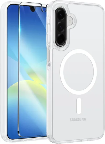 Vista 47 de FNTCASE - Funda para iPhone 16 Pro: magnética, mate, translúcida, de grado militar, protectora contra caídas, resistente, fina, duradera y a prueba