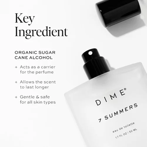 Vista 5 de DIME Beauty 7 Summers - Perfume para mujer – Eau de Toilette floral dulce Transparente