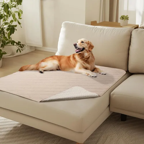 Vista 38 de Luciphia Funda de sofá 100% impermeable para perros, antideslizante, protector de sofá para mascotas, tapete para sofá, cachorro y gatos, con parte