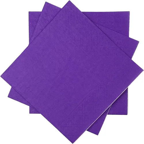 Vista 58 de Servilletas de cóctel de 24 colores de 5 x 5 pulgadas desechables servilletas de papel para bebidas para cóctel, boda, cena, fiesta de cumpleaños