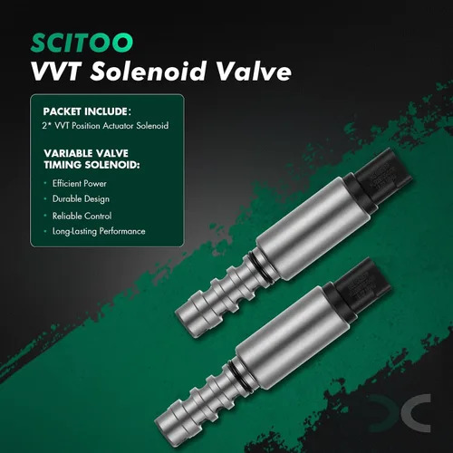 Vista 2 de SCITOO 06E109257J Solenoide de sincronización variable de control (VVT) 2005-2008 para Audi A4 2005-2009 para Audi A4 Quattro