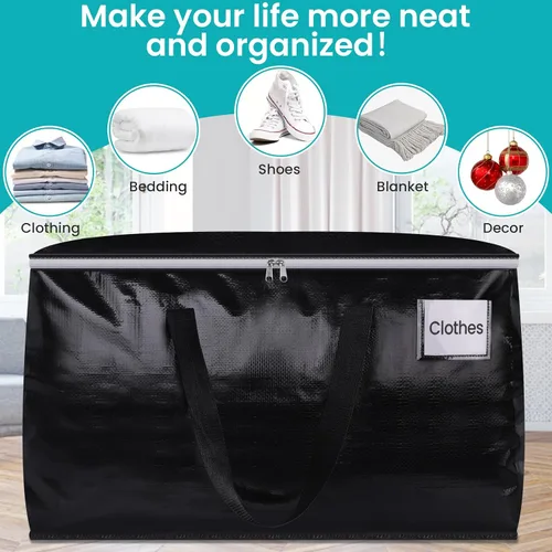Vista 5 de Bolsas de mudanza extra grandes y resistentes, bolsas de embalaje