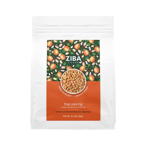 Vista 13 de Ziba Foods Trail Pairing - Mezcla de granos de albaricoque dulce y moras secas, sin OMG, vegano, apto para 30 integrales y paleo, alto en fibra