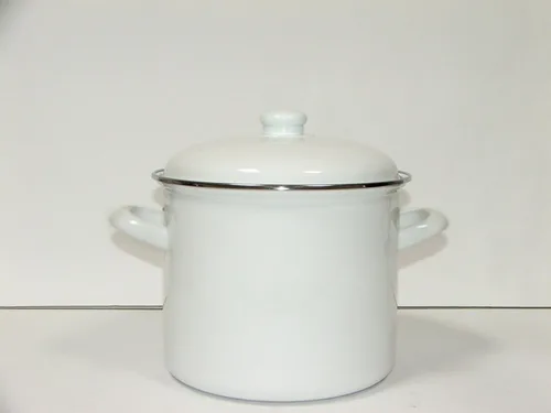 Vista 5 de Uniware Olla Enamel Deep Pot, 2,1 L, Rojo