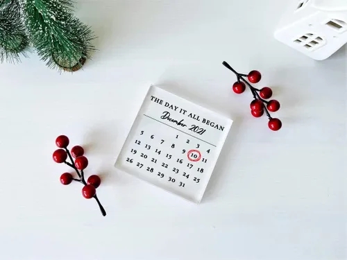Vista 7 de Regalo de Calendario Personalizado - Recuerdo Romántico, Regalos de Boda, Regalo para Él, Regalo de Aniversario, Regalo para Parejas, Regalos