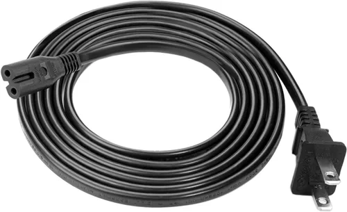 Vista 2 de TPLTECH Cable de alimentación de CA compatible con Xbox One S/X, Xbox Series X/S, PS4/PS5/PS3 Slim, reemplazo universal de 2 clavijas