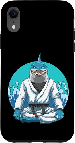 Vista 24 de Funda para iPhone 16 Jiu Jitsu Shark