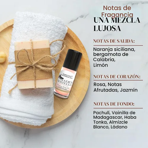 Vista 4 de MOBETTER FRAGRANCE OILS Madem Moizellia - Aceite corporal intenso de 1 onza para mujer