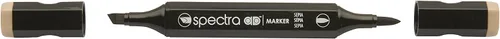 Vista 14 de AD Marker Chartpak Spectra, Tri-Nib y cepillo de doble punta, antiguo, 1 cada uno (S069AD)