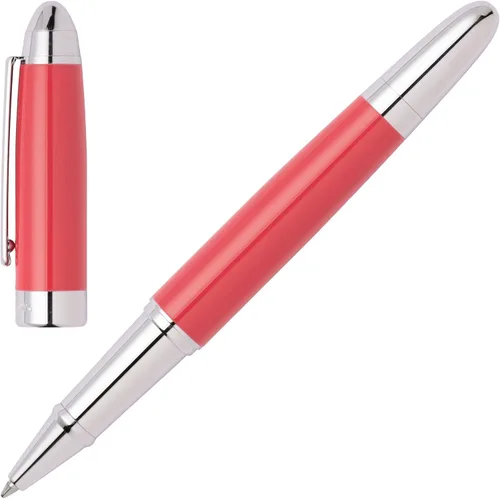 Vista 6 de Hugo Boss Rollerball Pen Icon Tinta Negra Caja De Regalo (Corail/Cromo)