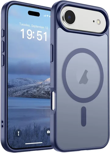Vista 240 de SUPFINE Funda magnética para iPhone SE 2022 (3ª)/2020 (2ª), iPhone 8 (compatible con MagSafe) (protección contra caídas de grado militar), funda