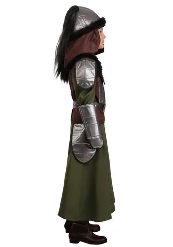 Vista 4 de Disfraz de Genghis Khan para Niños Multicolor
