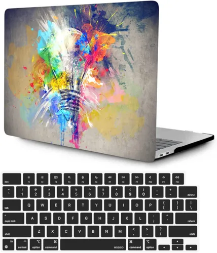 Vista 8 de Compatible con MacBook Pro de 13 pulgadas modelo A1278 versión 2012 2011 2010 2009 2008 versión antigua con CD-ROM, funda rígida para laptop