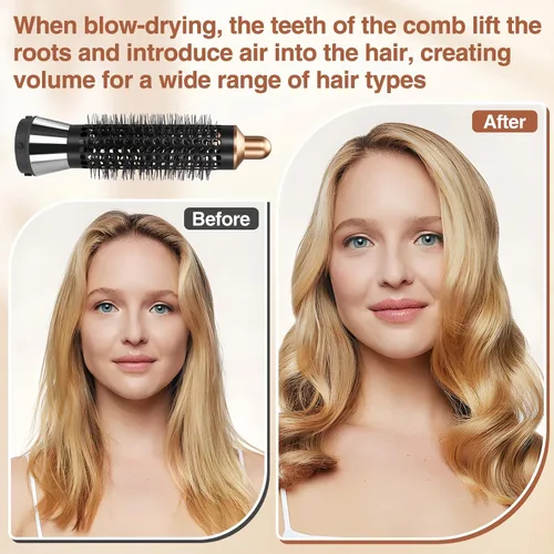 Vista 7 de Cepillo de volumen redondo pequeño para Dyson para Airwrap rizador accesorios Styler Curling herramienta de pelo