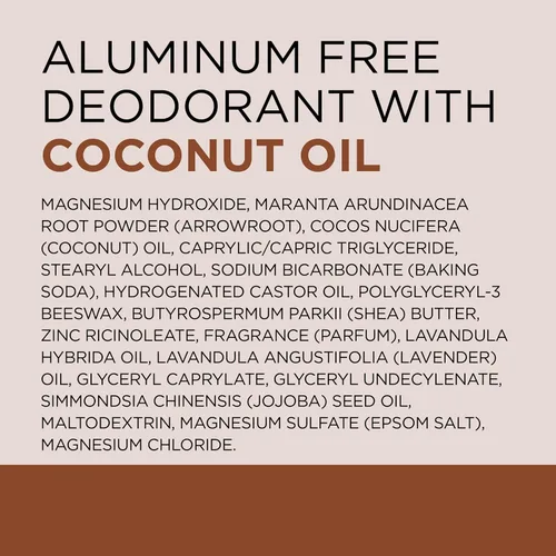 Vista 8 de Dr Teal's Desodorante sin aluminio, aceite de coco con aceites esenciales, 2.65 onzas (paquete de 3)