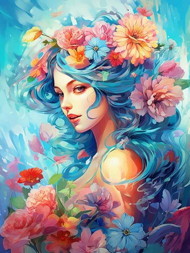Vista 11 de Diymood Kits de pintura de diamantes 5D para adultos loro – Kits de arte de diamantes para adultos flor Taladro completo redondo Imagen
