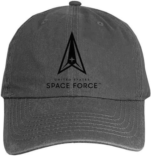 Vista 2 de VetFriends.com Sombrero de la Fuerza Espacial de los Estados Unidos Bordado USSF Logo Vintage Olive Drab Cap, Vintage Olive Drab
