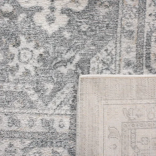Vista 22 de SAFAVIEH - Colección Isabella, alfombra decorativa - 2'2" x 5', azul y crema, diseño oriental, no desprende pelusa y fácil cuidado, ideal para áreas