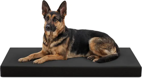 Vista 32 de K9 Ballistics Cama ortopédica Ripstop resistente – Almohadilla duradera para perrera con funda lavable para perros grandes, 41 x 27 pulgadas se azul