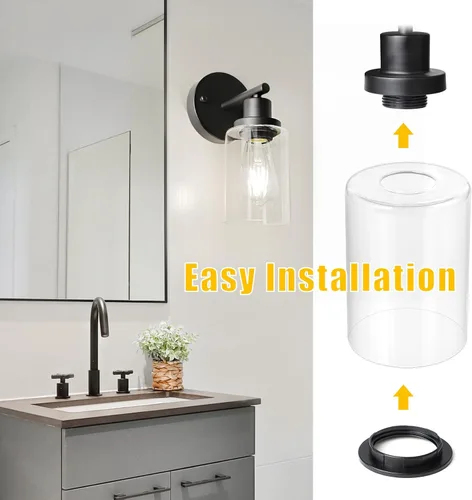 Vista 3 de Anillos de pantalla de lámpara, anillo de enchufe para enchufes E26 de base media, accesorios de iluminación Soporte de lámpara para pantallas
