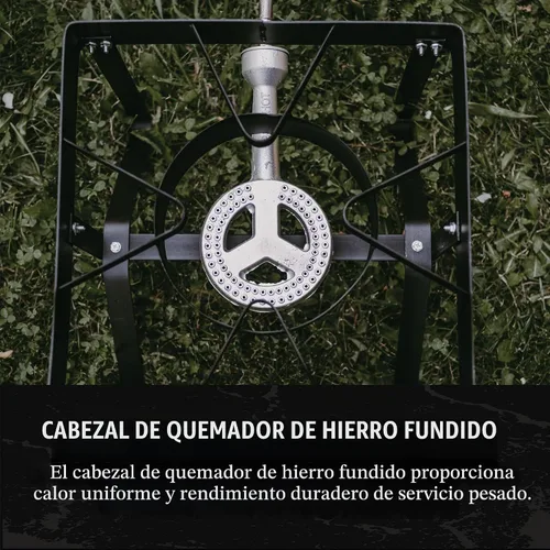 Vista 4 de GAS ONE cabeza de hornalla de alta presión de hierro colado con orificio de metal