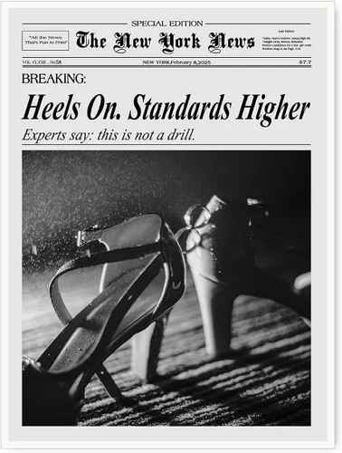 Vista 13 de Póster de periódico Champagne and Headlines, impresión retro para decoración de carrito de bar, dormitorio universitario feminista, arte de pared