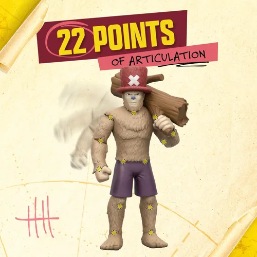 Vista 4 de One Piece Figura de acción Heavy Point Chopper, 2 accesorios