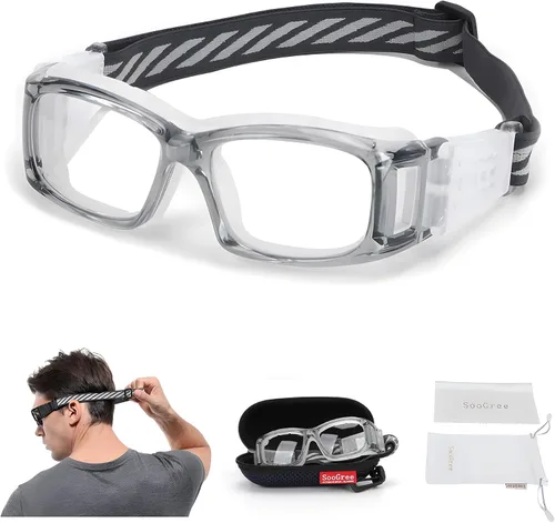 Vista 8 de SooGree Gafas deportivas de baloncesto, gafas protectoras para hombres, gafas de seguridad