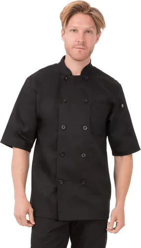 Vista 8 de Chef Works Chaqueta de Chef Unisex Volnay Blanco