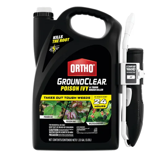 Vista 9 de Ortho GroundClear Poison Ivy & Tough Brush Killer3 - Spray mata malezas listo para usar con varita cómoda, 1 gal. Ready-To-Use Weed Killer Spray