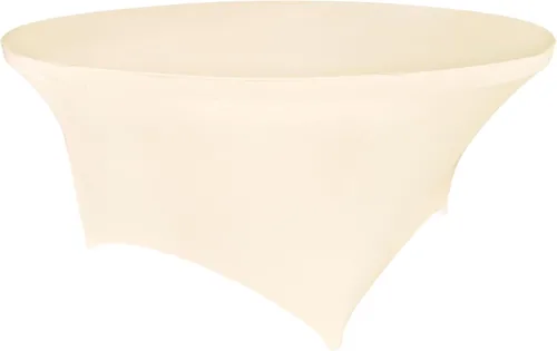 Vista 117 de Mantel de cóctel de elastano redondo de 24 pulgadas x 30 pulgadas de alto, color negro
