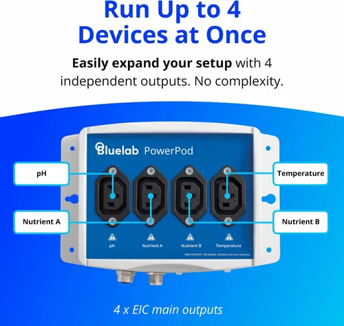 Vista 2 de Bluelab POWERPODNA PowerPod para controlador bluelab Pro (solo PowerPod), permite el control de temperatura para una absorción óptima de nutrientes