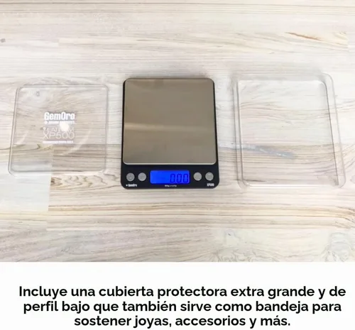 Vista 4 de GemOro Platinum XP500 - Báscula de bolsillo Jewelers, báscula portátil de encimera con precisión duradera, herramienta digital precisa con lectura