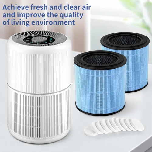 Vista 6 de Paquete de 2 filtros de repuesto AP0601 compatibles con purificador de aire AIRTOK AP0601, parte # AP0601-RF, con tabletas de aromaterapia