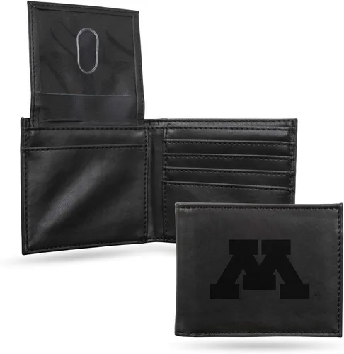 Vista 126 de NCAA Rico Industries Cartera Billetera con Grabado Láser Cartera Billetera con Grabado Láser - Diseño Delgado - Gran Regalo