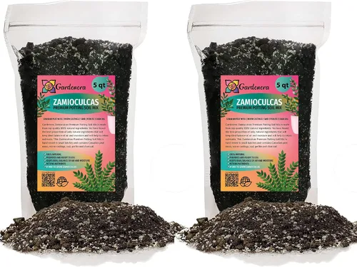 Vista 4 de Eleva tus zamioculcas con la mezcla orgánica de tierra de Gardenera - Cultiva más saludable y más elegancia - 1 cuarto de galón