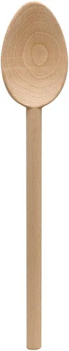 Vista 12 de HIC Kitchen Cuchara de madera de haya francesa pesada de lujo, fabricada en Francia, 13.75 pulgadas