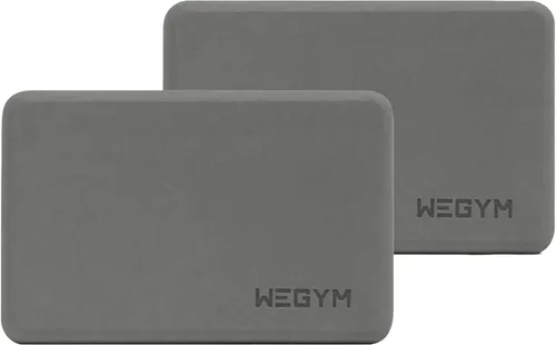 Vista 11 de WeGym Yoga blocks with Anti-Slip, Comfortable Grip, Sturdy Sides for Secure Workouts at Home, for Yoga, and Pilate Training
