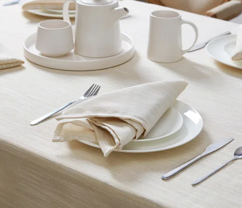 Vista 2 de Laura Ashley Arabesque - Juego de 6 servilletas de tela brillante para cenas formales, vacaciones, bodas o fiestas, juego de 6 servilletas