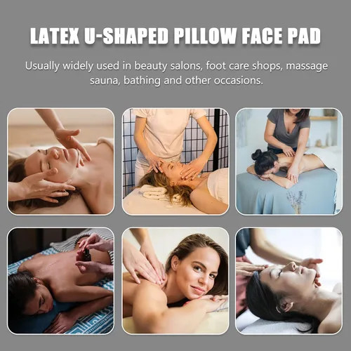 Vista 5 de Almohada de salón de belleza Spa Almohada de spa Almohada de spa Almohada de salón de boca abajo Almohada de silicona Almohada boca abajo Almohada